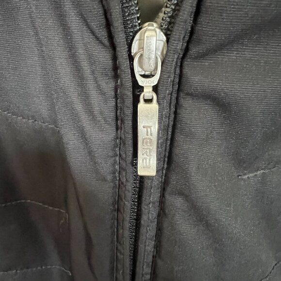 FERA Ski Parka Jacket black sz 16 thermolite insulation rhinestone trim - Picture 10 of 13
